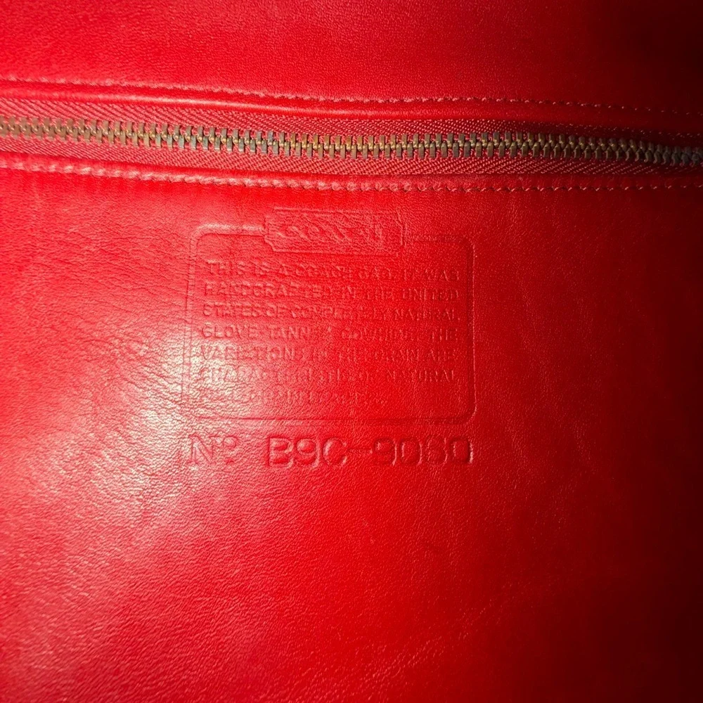 Coach chic leather